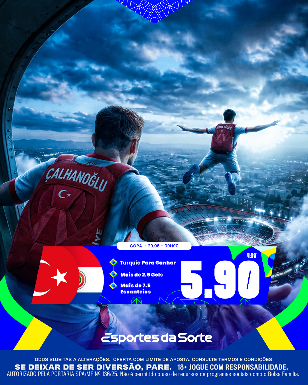 Sportbook - Turquia x Paraguai